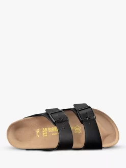 Birkenstock Arizona Narrow Fit Birko Flor Double Strap Sandals, Black -Sports And Leisure Equipment Store 004755573alt2