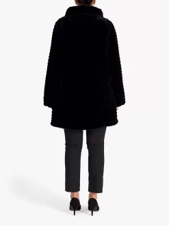 Chesca Faux Fur Lined Reversible Coat, Black -Sports And Leisure Equipment Store 004793662alt3