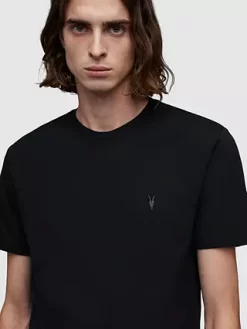 AllSaints Brace Tonic Crew Neck T-Shirts, Pack Of 3, Black -Sports And Leisure Equipment Store 005162367alt4