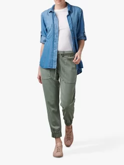 Bella Dahl Pocket Joggers, Soft Army -Sports And Leisure Equipment Store 005321830alt2