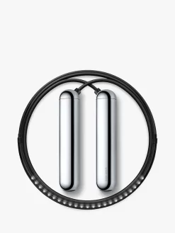 Tangram Factory LED Smart Jump Rope, Silver, Medium