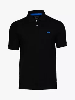 Raging Bull Classic Organic Cotton Pique Polo Shirt, Black -Sports And Leisure Equipment Store 005558104alt3