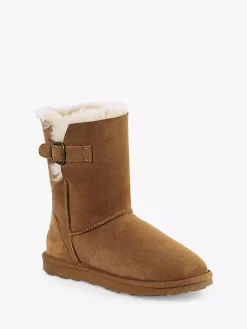 Just Sheepskin Surrey Suede Ankle Boots, Chestnut 9 Just Sheepskin Surrey Suede Ankle Boots, Chestnut -Sports And Leisure Equipment Store 005615676alt1