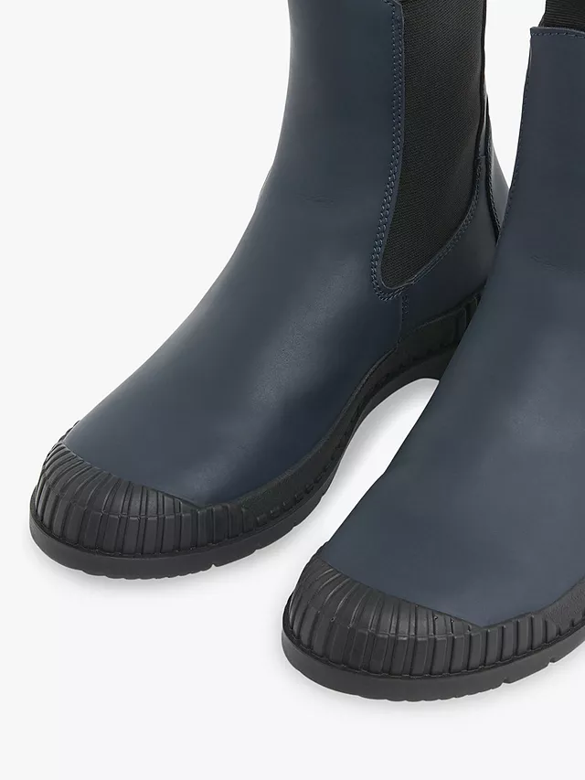 Whistles Denver Leather Ankle Boots, Navy 5 Whistles Denver Leather Ankle Boots, Navy - Image 3