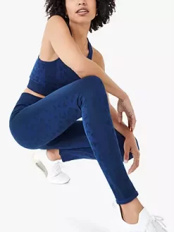 Hush Lottie Animal Print Leggings, Deep Navy Blue -Sports And Leisure Equipment Store 005902235alt4