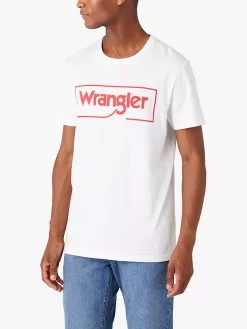 Wrangler Logo Crew Neck T-Shirt, White