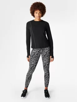 Sweaty Betty Haste Long Sleeve Running Top, Black -Sports And Leisure Equipment Store 005952414alt2