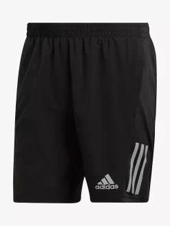 Adidas Own The Run Recycled Running Shorts, Black/Reflective Silver -Sports And Leisure Equipment Store 005992355alt2