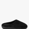 Totes Popcorn Terry Mule Slippers, Black -Sports And Leisure Equipment Store 006057616