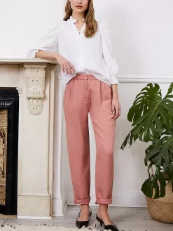 Baukjen Linen Blend Shailene Chinos, Pale Rosewood -Sports And Leisure Equipment Store 006076733alt4