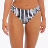 Fantasie Sunshine Coast Mid Rise Bikini Bottoms, White/French Navy -Sports And Leisure Equipment Store 006079557