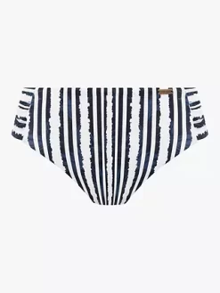 Fantasie Sunshine Coast Mid Rise Bikini Bottoms, White/French Navy 10 Fantasie Sunshine Coast Mid Rise Bikini Bottoms, White/French Navy -Sports And Leisure Equipment Store 006079557alt3