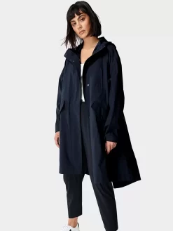 Sweaty Betty Mission Parka Jacket, Navy Blue