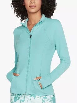 Skechers Apparel GO WALK Mesh Jacket, Porcelain