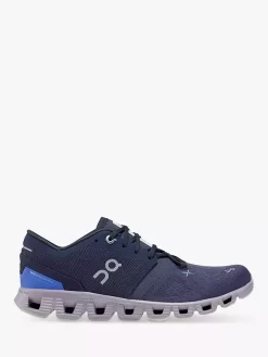 On Cloud X Women's Cross Trainers, Midnight/Heron