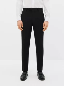 Kin Plain Slim Fit Dinner Suit Trousers, Black