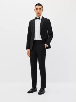 Kin Plain Slim Fit Dinner Suit Trousers, Black -Sports And Leisure Equipment Store 006202577alt2