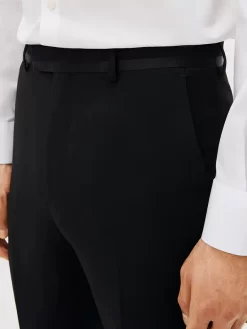 Kin Plain Slim Fit Dinner Suit Trousers, Black -Sports And Leisure Equipment Store 006202577alt4