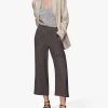 Whistles Linen Cropped Trousers, Washed Black -Sports And Leisure Equipment Store 006204278