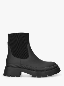 Carvela Splash Chelsea Boots, Black/Pink, Black