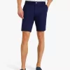 SPOKE Sharps Cotton Blend Narrow Thigh Shorts, Navy -Sports And Leisure Equipment Store 006259620