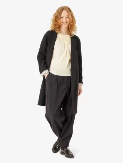 Front Page 3 Noa Noa Emma Oversized Coat, Black