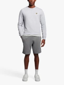Lyle & Scott Sweat Shorts, Mid Grey Marl