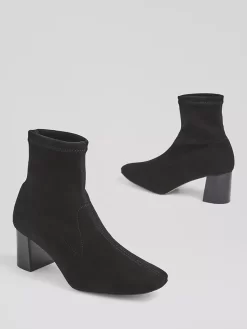 L.K.Bennett Amira Suede Ankle Boots, Black -Sports And Leisure Equipment Store 006290388alt2
