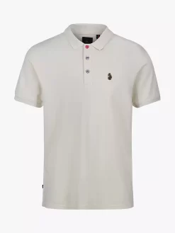 LUKE 1977 New Mead Short Sleeve Polo Top, Butter