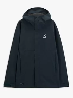 Haglöfs Koyal Proof Men's Recycled Waterproof Jacket, Tarn Blue -Sports And Leisure Equipment Store 006310847alt3