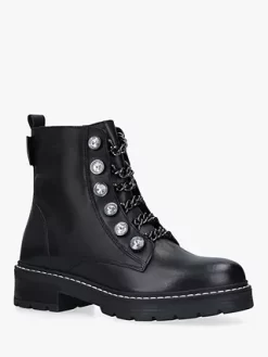 Kurt Geiger London Bax Leather Ankle Boots, Black -Sports And Leisure Equipment Store 006340637alt2