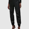 AllSaints Frieda Coated Cargo Trousers, Black -Sports And Leisure Equipment Store 006343744