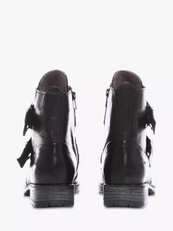 Moda In Pelle Irving Leather Biker Boots, Black -Sports And Leisure Equipment Store 006343772alt2