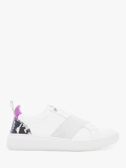 Moda In Pelle Brayla Leather Trainers, White