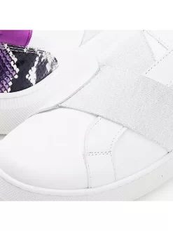 Moda In Pelle Brayla Leather Trainers, White -Sports And Leisure Equipment Store 006346770alt3