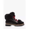 Moda In Pelle Cayden Croc Lace Up Boots, Black -Sports And Leisure Equipment Store 006350853