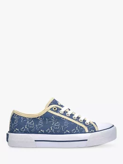 Radley Hatton Scratchy Dog Canvas Low Top Trainers
