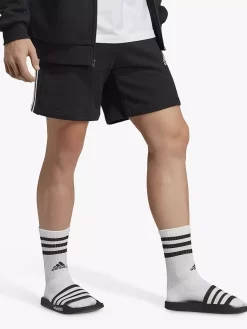 Adidas Essentials French Terry 3-Stripes Gym Shorts -Sports And Leisure Equipment Store 006371712alt4