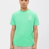 La Paz Dantas Anchor T-Shirt, Green / Ecru Logo -Sports And Leisure Equipment Store 006374516