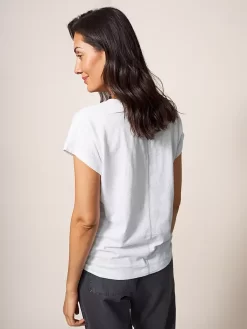 White Stuff Nelly Notch Neck T-Shirt, Plain White -Sports And Leisure Equipment Store 006375825alt2