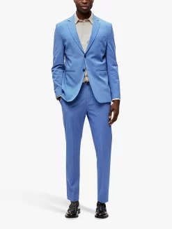 SELECTED HOMME Liam Slim Tailored Trousers, Bright Cobalt -Sports And Leisure Equipment Store 006387598alt2