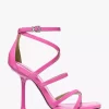 MICHAEL Michael Kors Imani Strappy Heeled Sandals, Cerise -Sports And Leisure Equipment Store 006396906