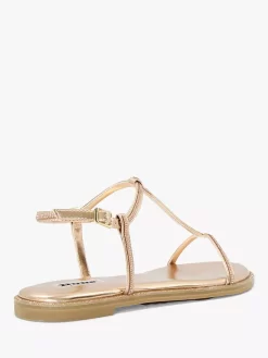 Dune Narrate Crystal Flat Sandals, Rose Gold -Sports And Leisure Equipment Store 006398912alt4