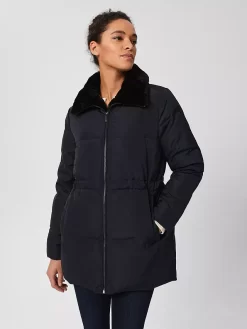 Hobbs Abbie Puffer Jacket, Navy
