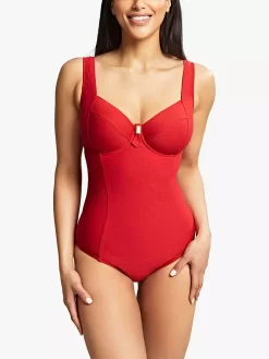 Panache Marianna Balconette Swimsuit, Crimson