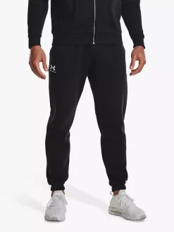 Under Armour Essential Fleece Joggers, Black