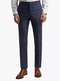 Ted Baker Chesil Check Wool Blend Suit Trousers