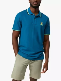 Psycho Bunny Hilsboro Pima Cotton Polo Shirt, Aeg - Aegean Sea
