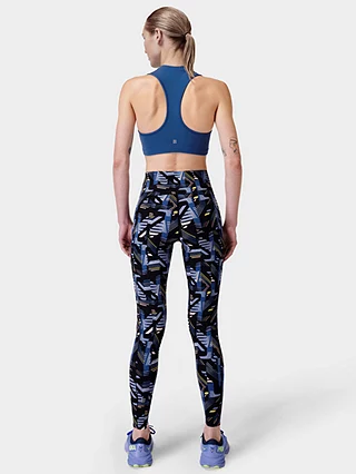Sweaty Betty Power Ulra Sculpt High Waisted 7/8 Workout Leggings, Blue/Multi 7 Sweaty Betty Power Ulra Sculpt High Waisted 7/8 Workout Leggings, Blue/Multi - Image 5