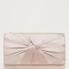 Phase Eight Satin Twist Clutch Bag, Latte -Sports And Leisure Equipment Store 006417426